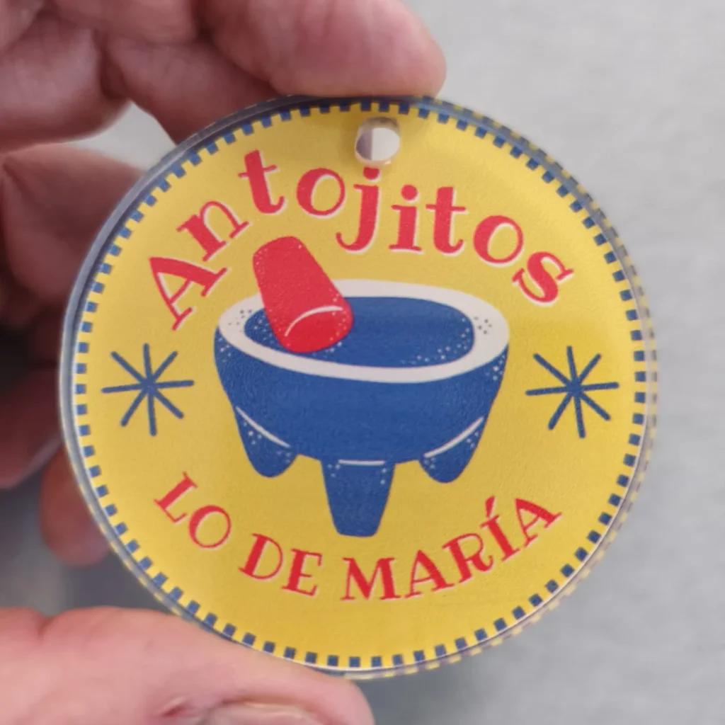 Llavero NFC de Antojitos Lo de María