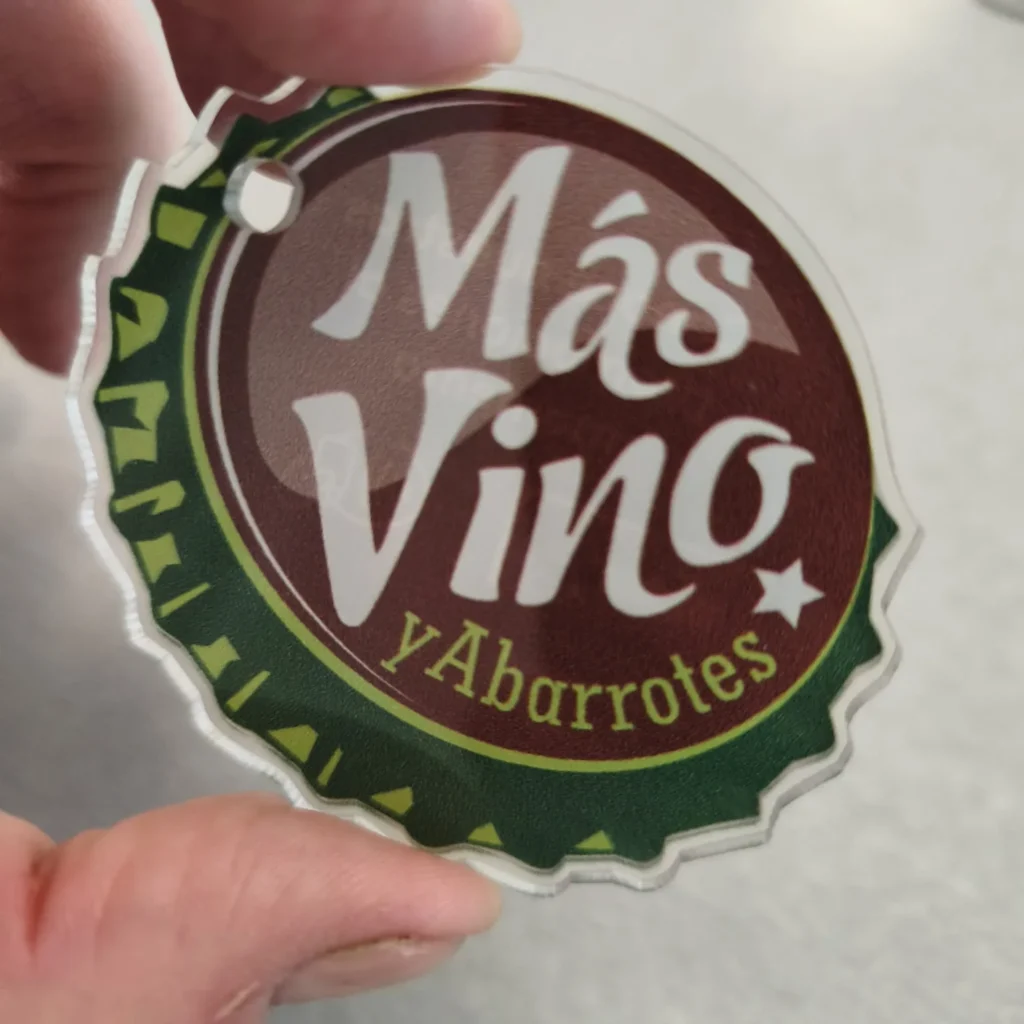 Llavero NFC de Más Vino y Abarrotes