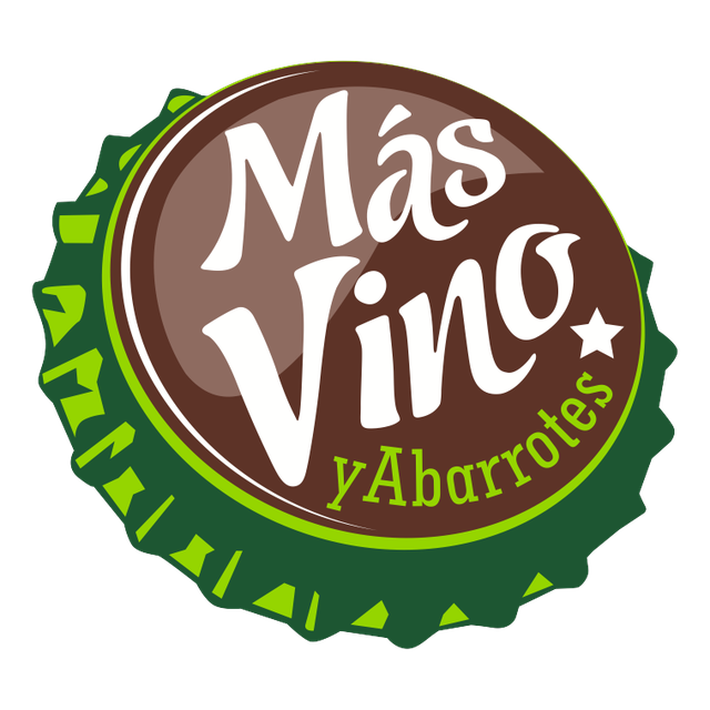 Logotipo de Mas Vino y Abarrotes